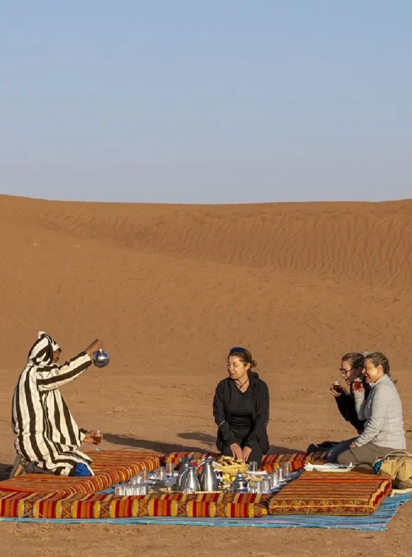 Berber host at Taragalte Nomad Camp in M'Hamid