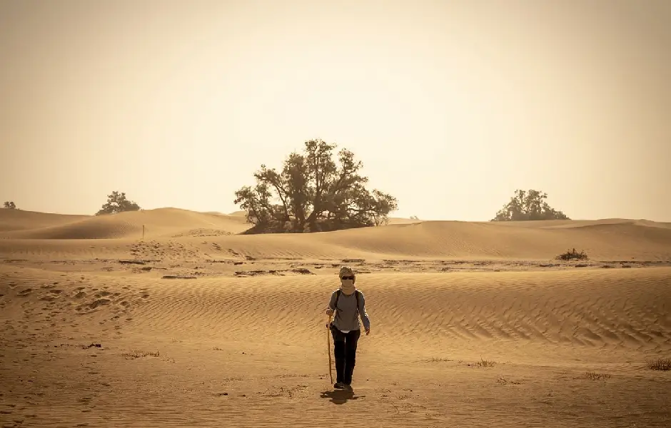 M'Hamid El Ghizlane dunes in Zagora Province Morocco